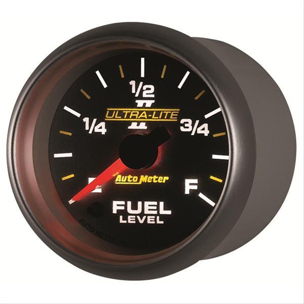 Autometer Ultra-Lite II 2-1/16in 0-280 Ohm Programmable Fuel Level Gauge thumbnail 6