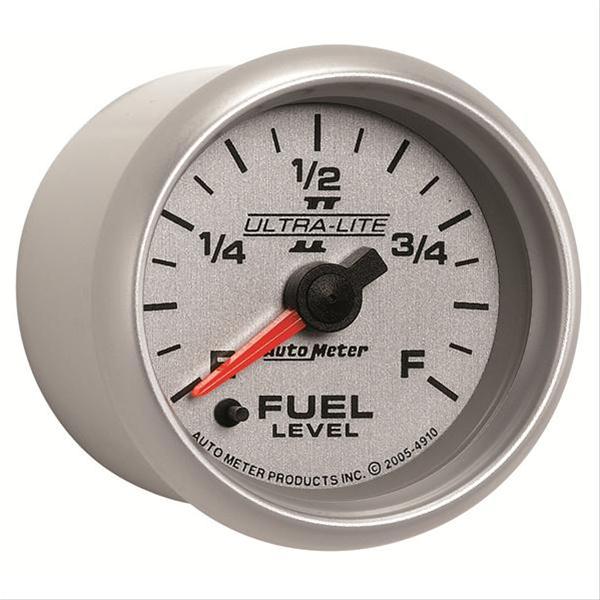 Autometer Ultra-Lite II 2-1/16in 0-280 Ohm Programmable Fuel Level Gauge thumbnail 3