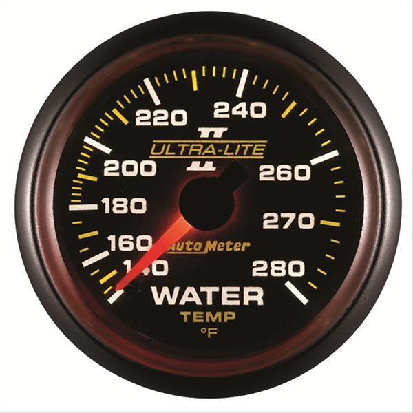 Autometer Ultra-Lite II 52mm 140-280 Deg F Mechanical Water Temp Gauge thumbnail 4