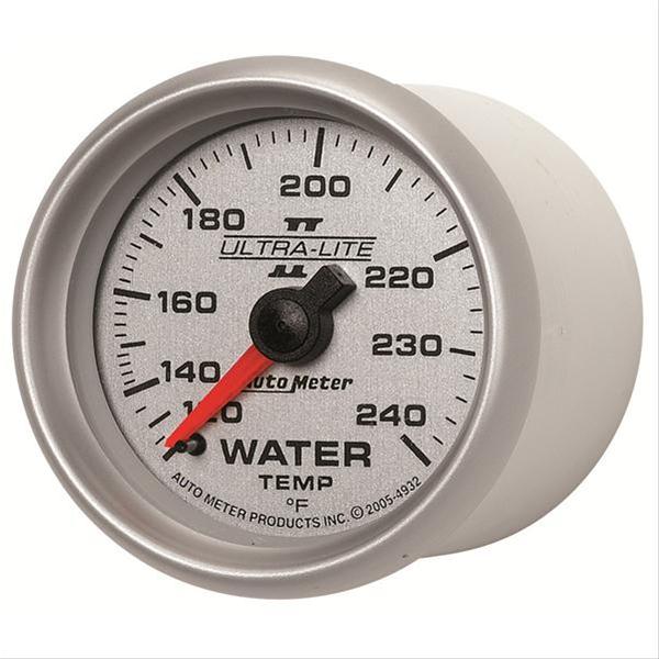 Autometer Ultra-Lite II 52mm 120-240 Deg F Mechanical Water Temp Gauge thumbnail 2