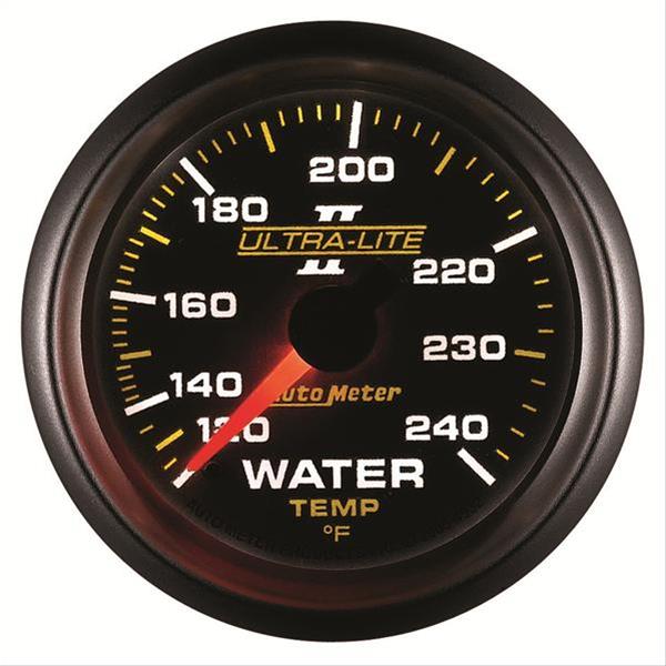 Autometer Ultra-Lite II 52mm 120-240 Deg F Mechanical Water Temp Gauge thumbnail 4