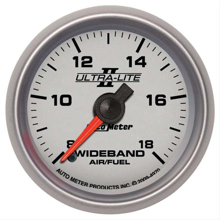 Autometer Ultra-Lite II 2 1/16in 8:1-18:1 AFR Analog Wideband FSE Air/Fuel Ratio Gauge