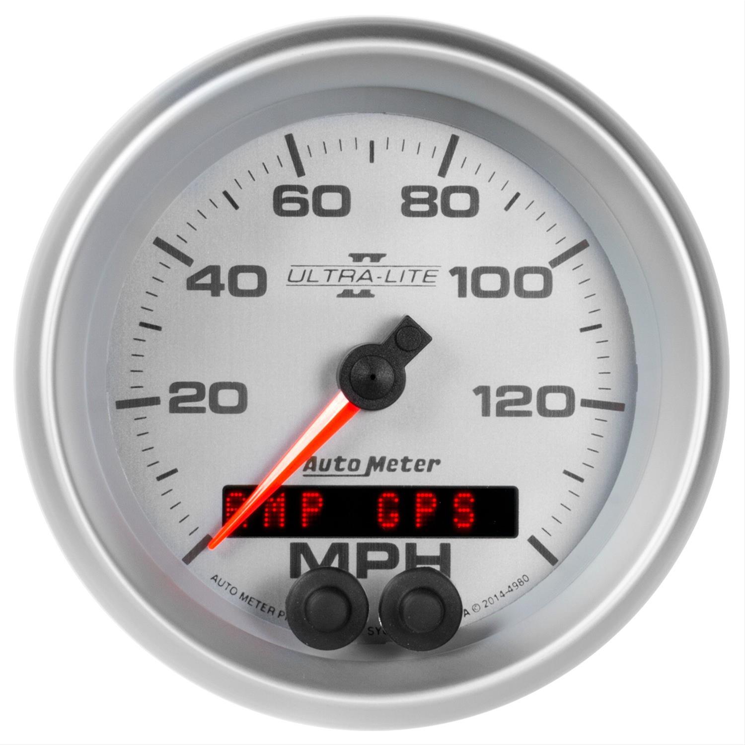 AutoMeter 4980 AutoMeter UltraLite II Speedometers Summit Racing