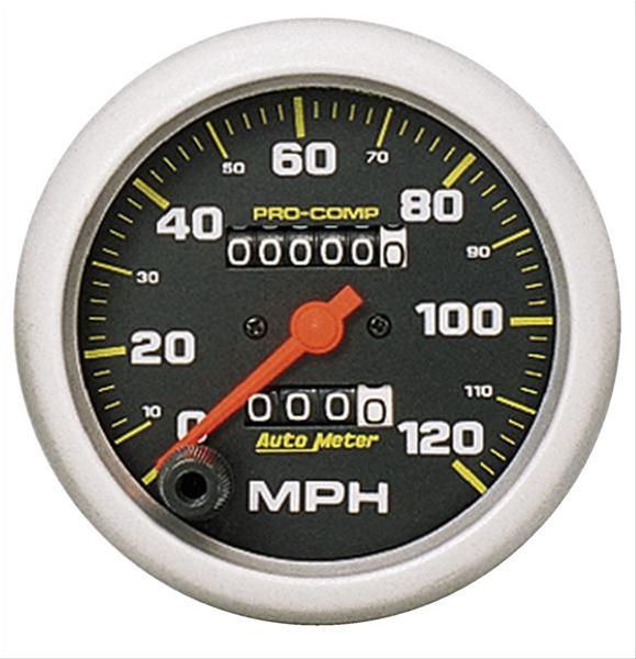 AutoMeter Gauge Speedometer 3-3/8in. 120MPH Mechanical Pro-Comp