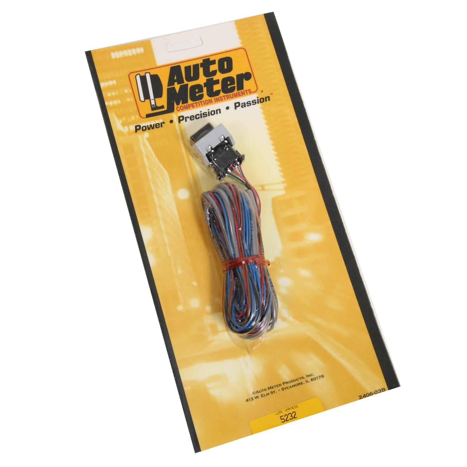 Autometer Wiring Harness Full Sweep Electric Voltmeter