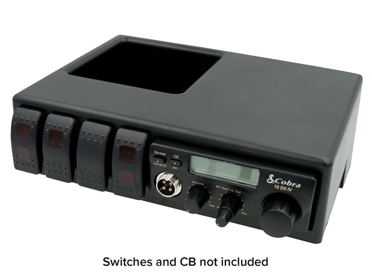 Autometer 2018+ Jeep JL Switch Panel / CB Mount - BLACK