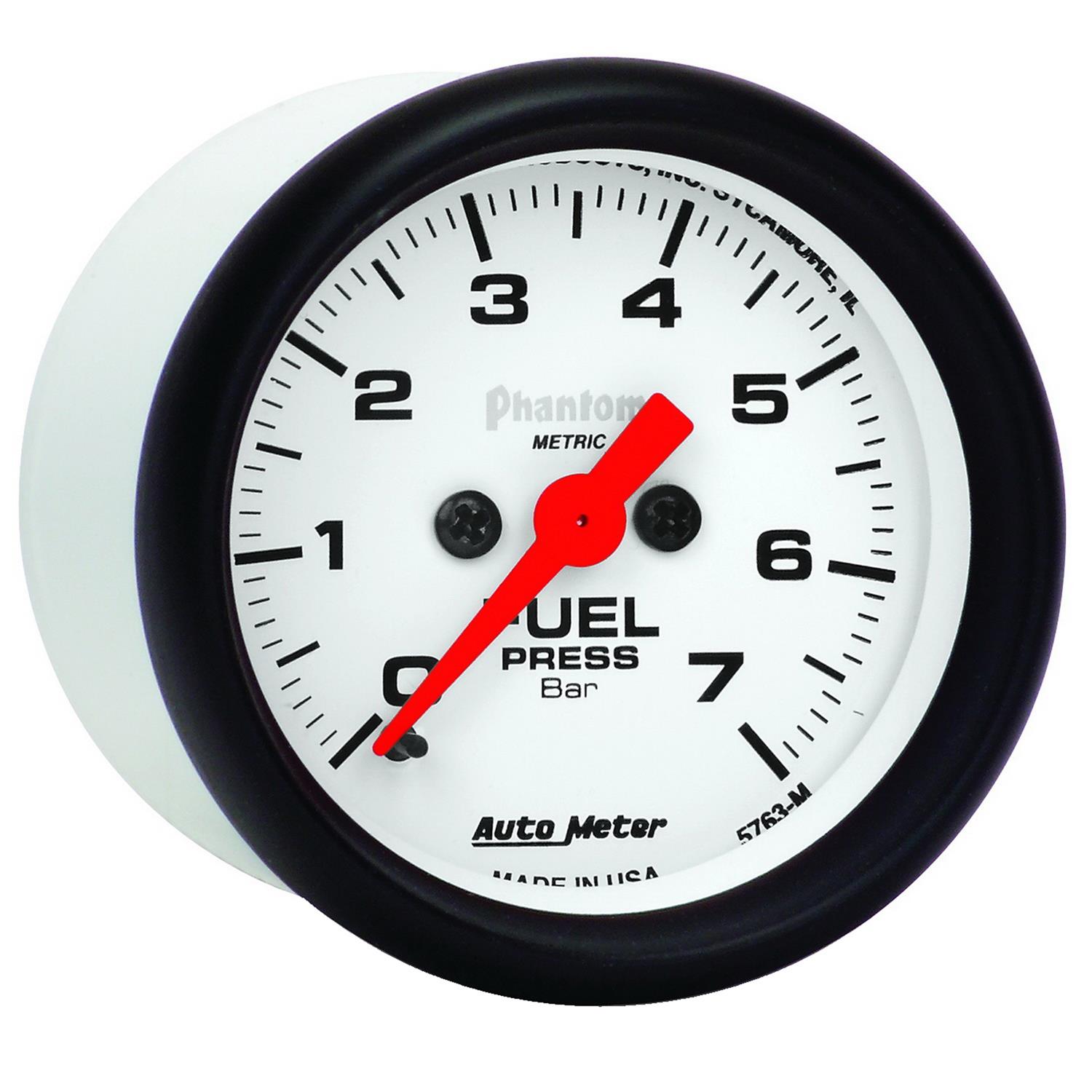 AutoMeter Gauge Fuel Pressure 2-1/16in. 7Bar Digital Stepper Motor Phantom thumbnail 3