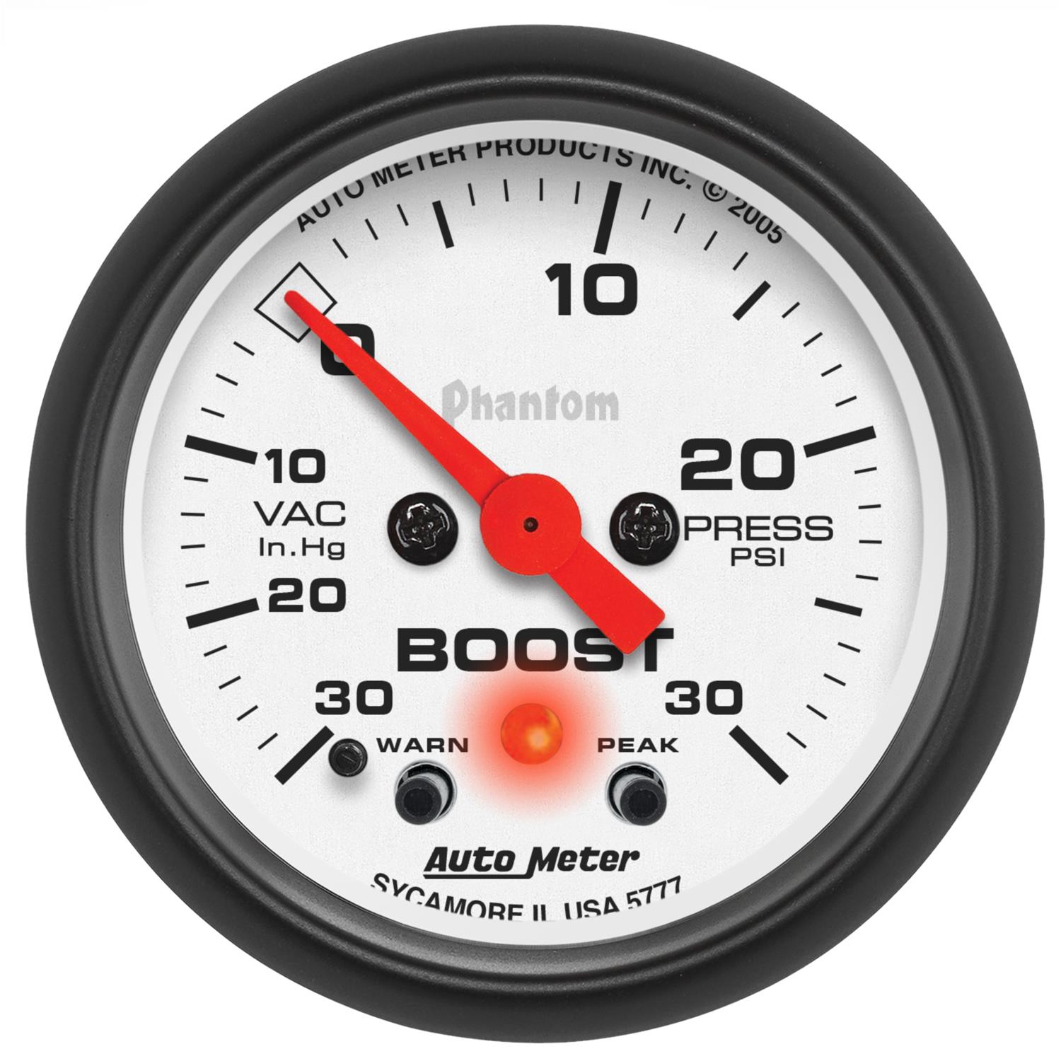 AutoMeter 5777 AutoMeter Phantom Analog Gauges Summit Racing