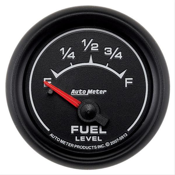AutoMeter Gauge Fuel Level 2-1/16in. 0 Ohm(e) to 90 Ohm(f) Elec Es