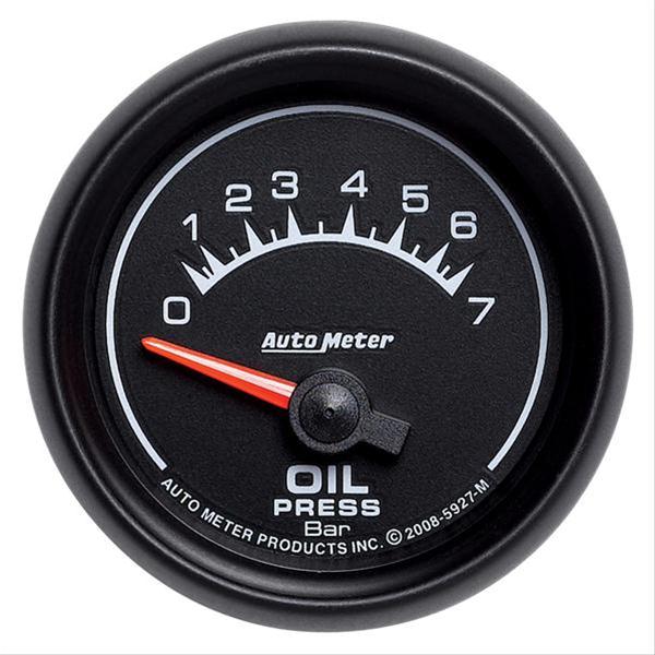 Autometer ES 52.4mm 0-7 Bar Oil Pressure SSE Gauge