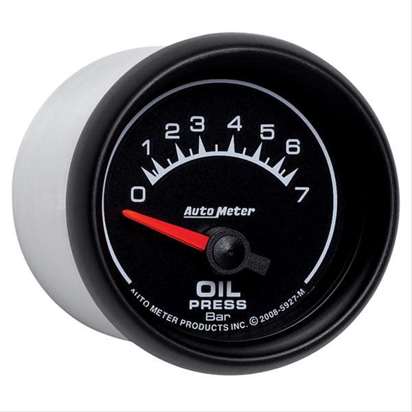 Autometer ES 52.4mm 0-7 Bar Oil Pressure SSE Gauge thumbnail 2
