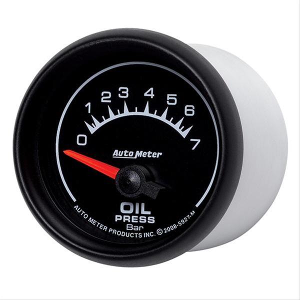 Autometer ES 52.4mm 0-7 Bar Oil Pressure SSE Gauge thumbnail 3