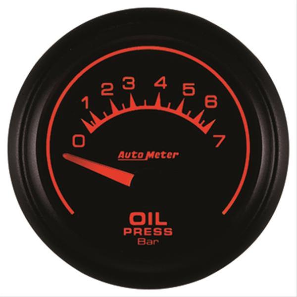 Autometer ES 52.4mm 0-7 Bar Oil Pressure SSE Gauge thumbnail 4