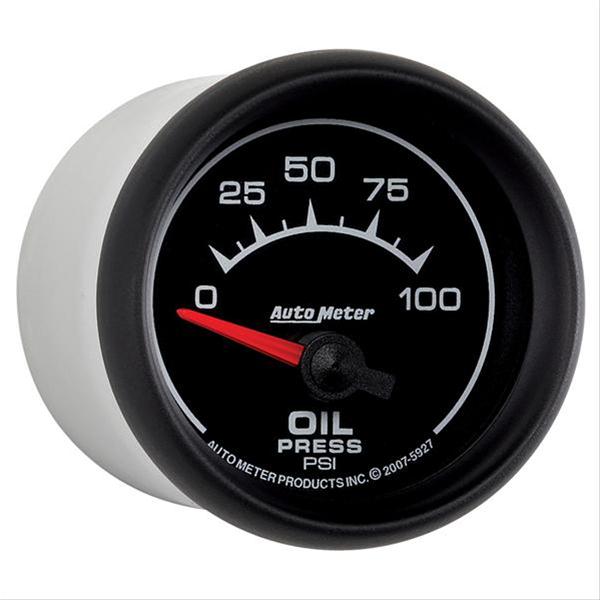 Autometer ES 52mm 100 PSI Short Sweep Electric Oil Pressure Gauge thumbnail 3