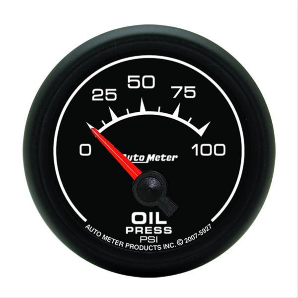 Autometer ES 52mm 100 PSI Short Sweep Electric Oil Pressure Gauge thumbnail 2