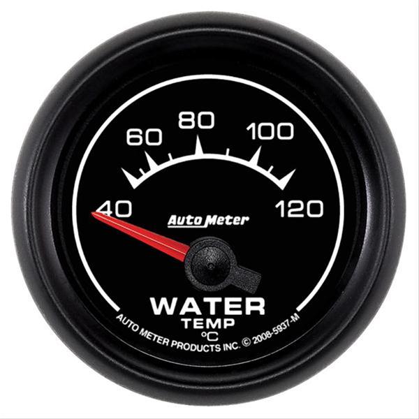 Autometer ES 52mm 40-120 Deg C Short Sweep Electric Water Temperature Gauge