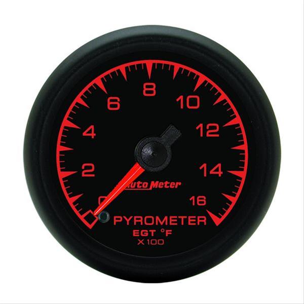 Autometer ES 52.4mm Pyrometer 0-1600 Degree F FSE Gauge thumbnail 4