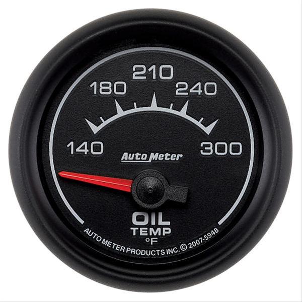 AutoMeter Gauge Oil Temp 2-1/16in. 140-300 Deg. F Electric Es