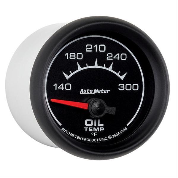 AutoMeter Gauge Oil Temp 2-1/16in. 140-300 Deg. F Electric Es thumbnail 2
