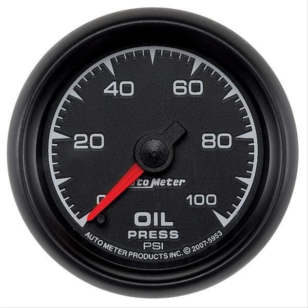 Autometer ES 52.4mm 0-100 PSI Oil Pressure Gauge