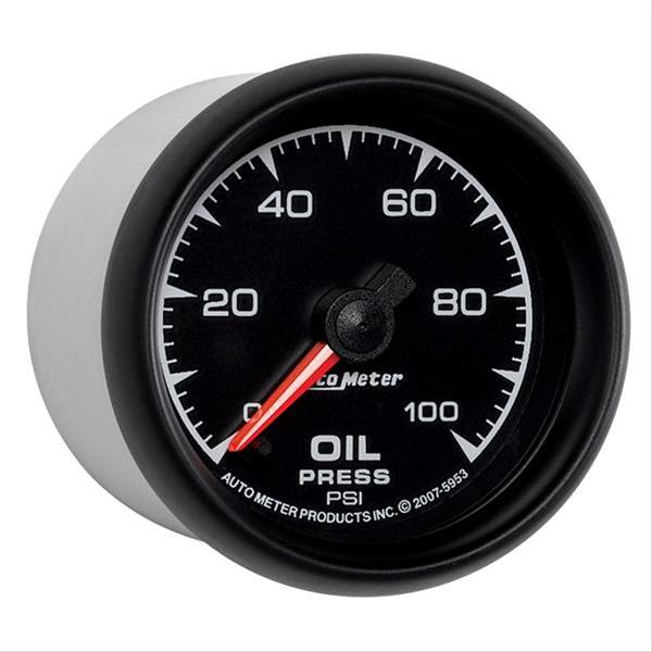 Autometer ES 52.4mm 0-100 PSI Oil Pressure Gauge thumbnail 2