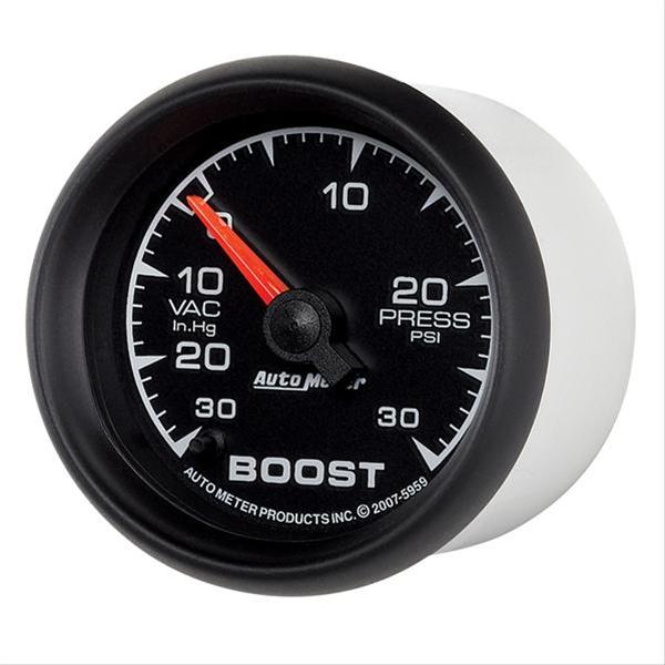 Autometer ES 52mm Full Sweep Electronic 30 In Hg-Vac/30 PSI Vacuum/Boost Gauge thumbnail 2