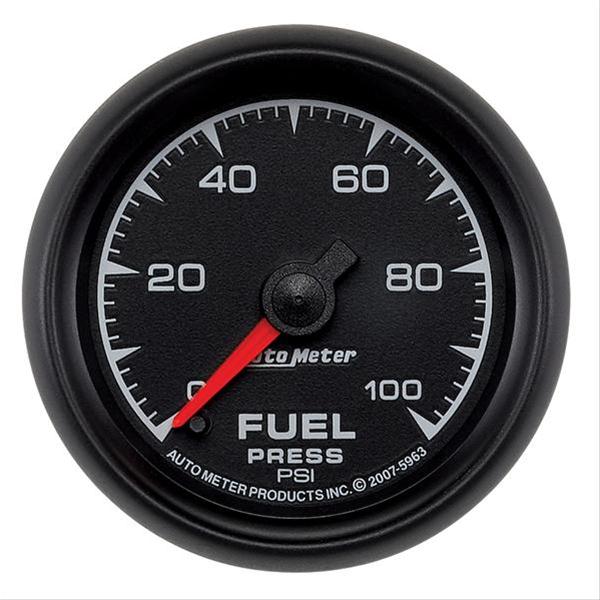 Autometer ES 52mm 0-100 PSI Fuel Pressure Gauge