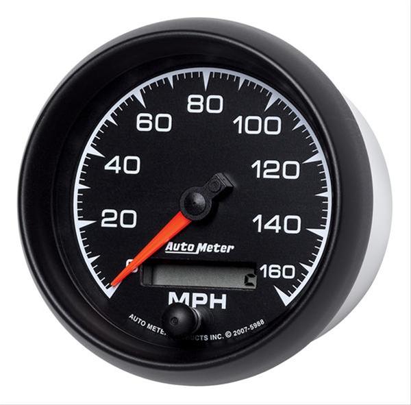 Autometer ES 85.7mm In-Dash Speedometer Elec. Programmable 160mph Gauge