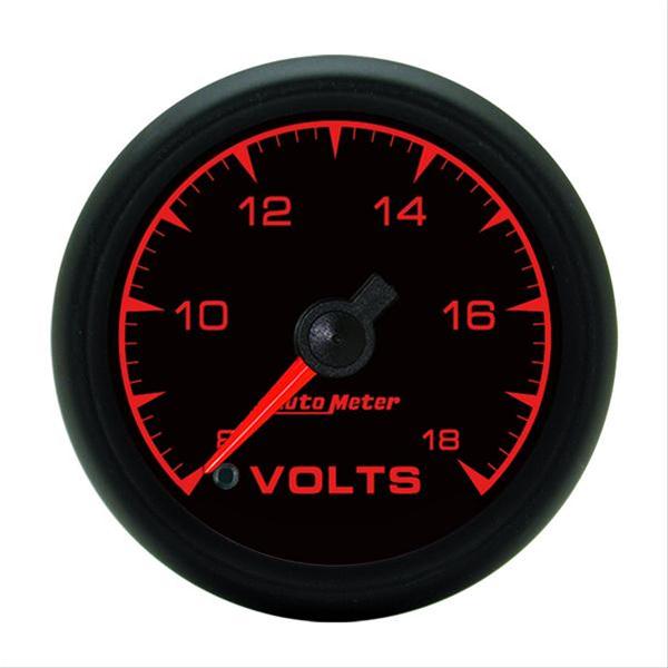 Autometer ES 2-1/16in 18V Digital Stepper Motor Voltmeter thumbnail 4