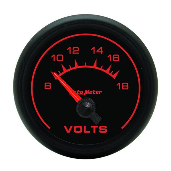 Autometer Euro-Style 2-1/16in 8-18V Short Sweep Electronic Voltmeter Gauge thumbnail 4