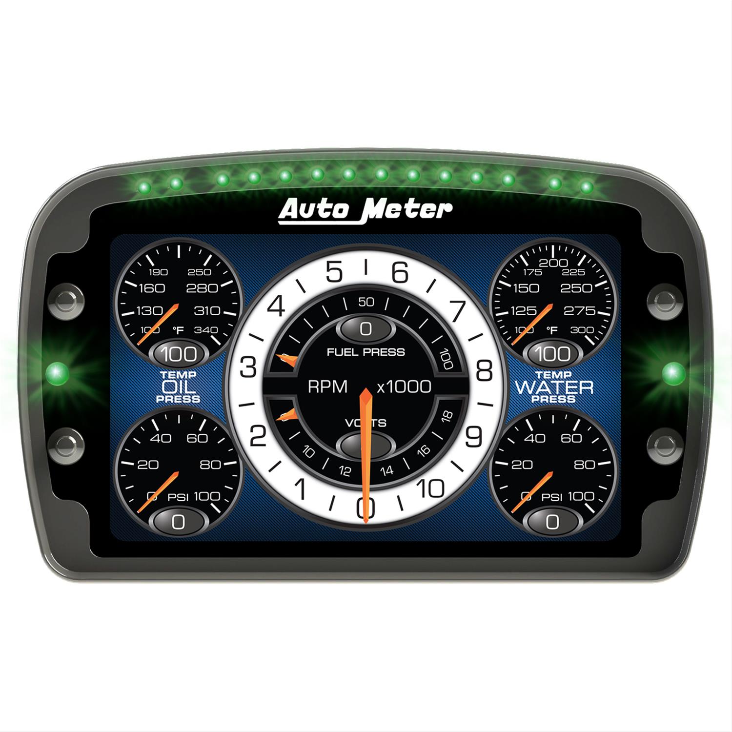 Autometer Racing Instrument Display Color LCD Including Shift and Alarm Lights Datalogging CD7