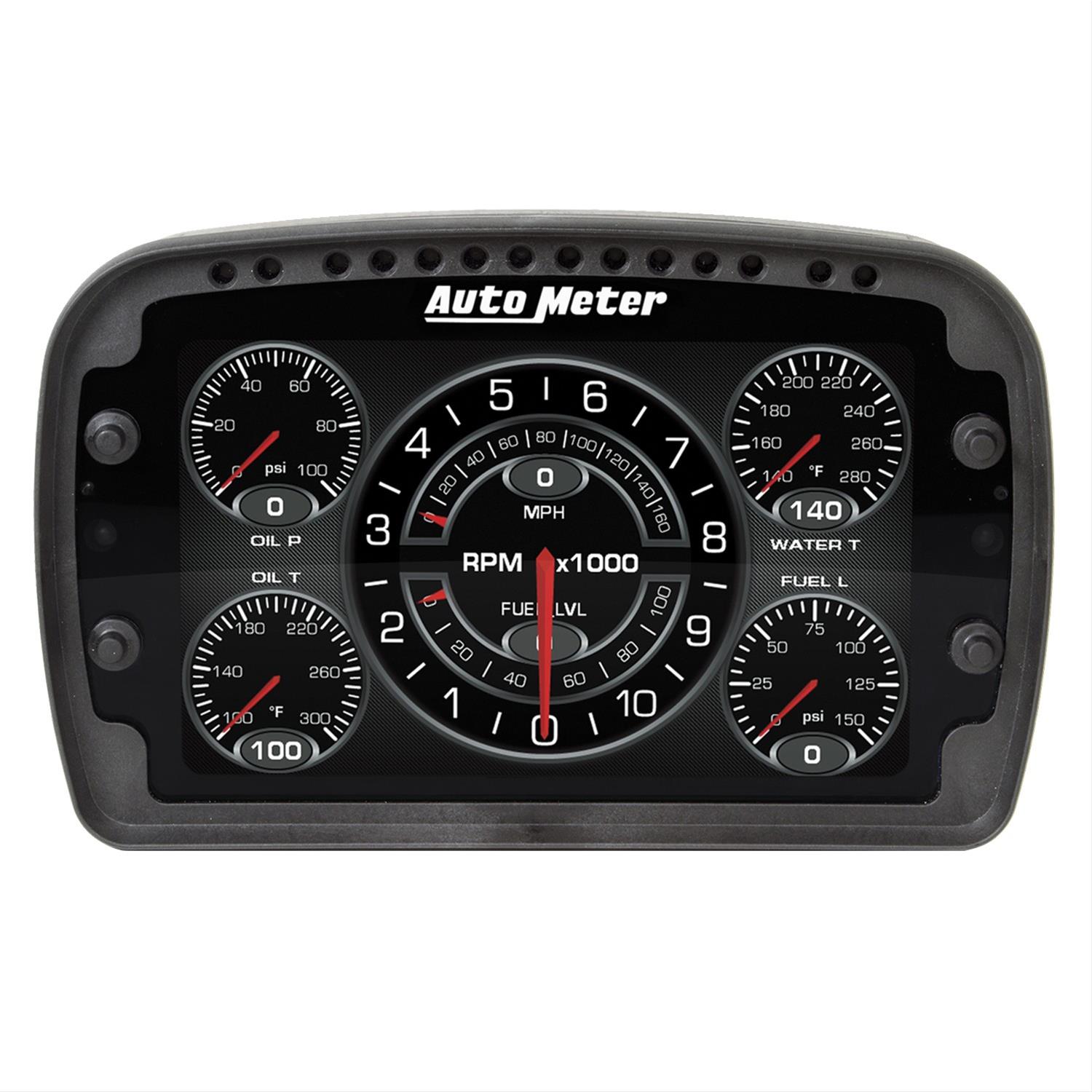 Autometer Racing Instrument Display Color LCD Including Shift and Alarm Lights Datalogging CD7 thumbnail 3