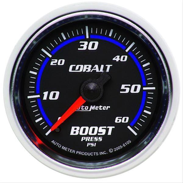 Autometer Cobalt 52mm 0-60psi Mechanical Boost Gauge