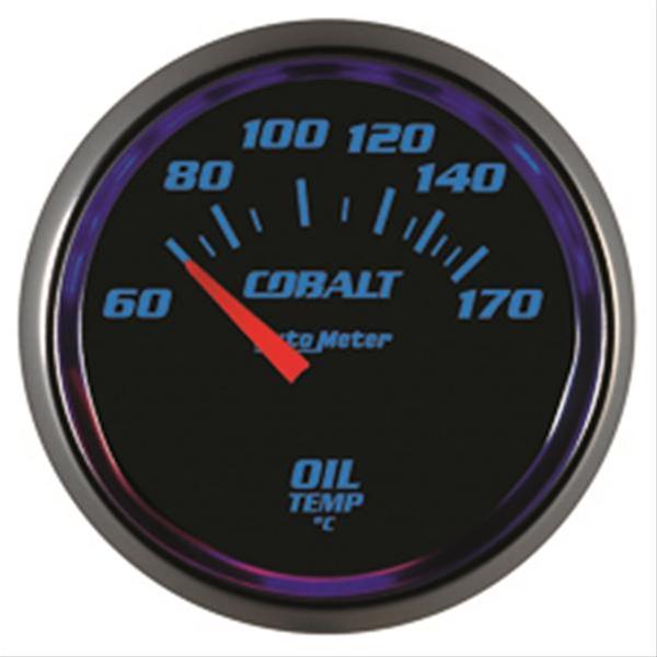 Autometer Cobalt 52mm 60-170 deg. C Oil Temperature Gauge thumbnail 2