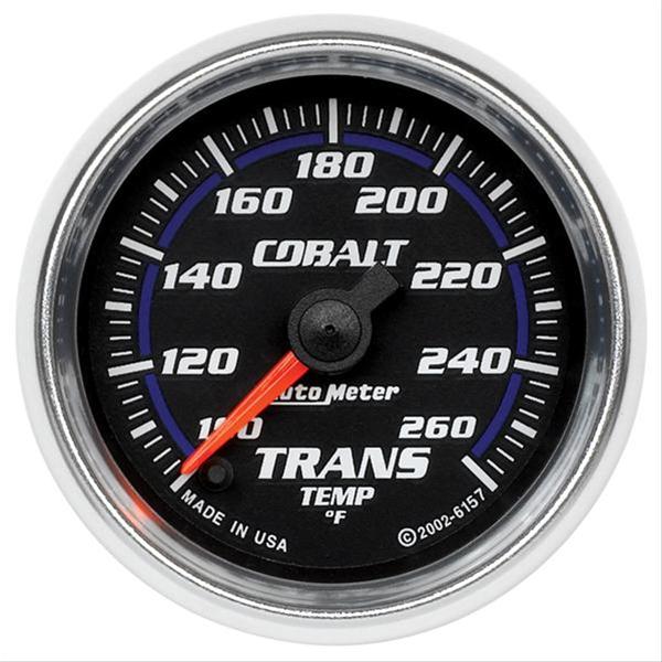 Autometer Cobalt 52mm 100-260 Deg F Electronic Trans Temp Gauge