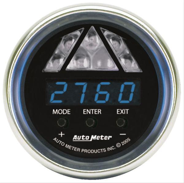 AutoMeter 6188 AutoMeter Level 2 Cobalt Digital Pro Shift Light Gauges Summit Racing
