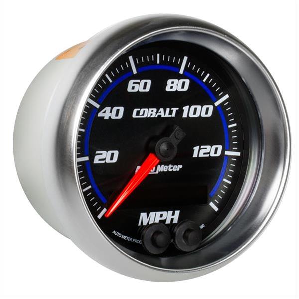 Autometer Cobalt 3-3/8in 0-140MPH In-Dash Electronic GPS Programmable Speedometer thumbnail 2