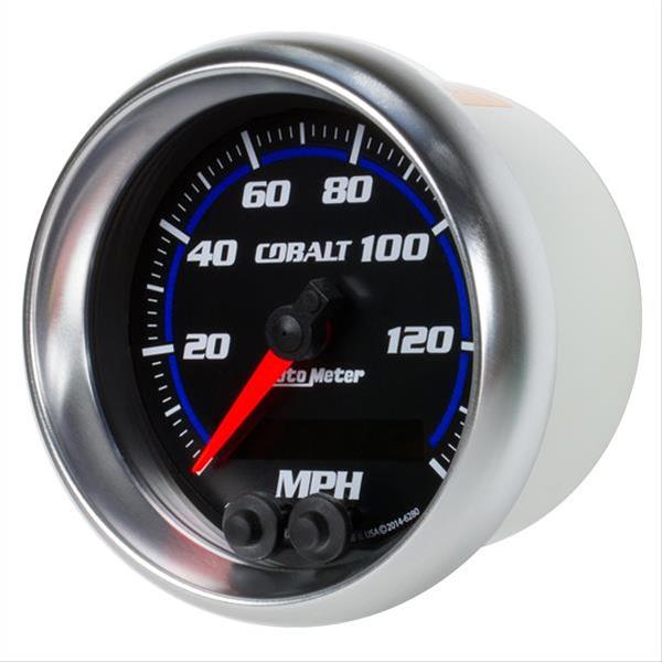 Autometer Cobalt 3-3/8in 0-140MPH In-Dash Electronic GPS Programmable Speedometer thumbnail 3