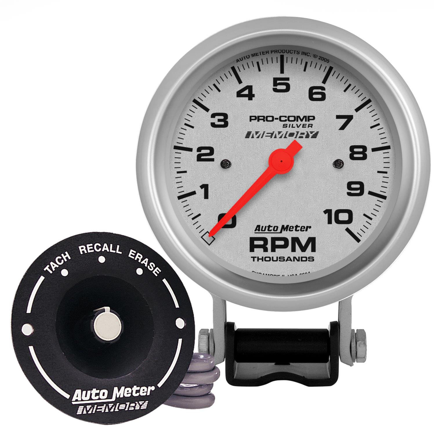AutoMeter 6604 AutoMeter Pro-Comp Memory Tachometers | Summit Racing
