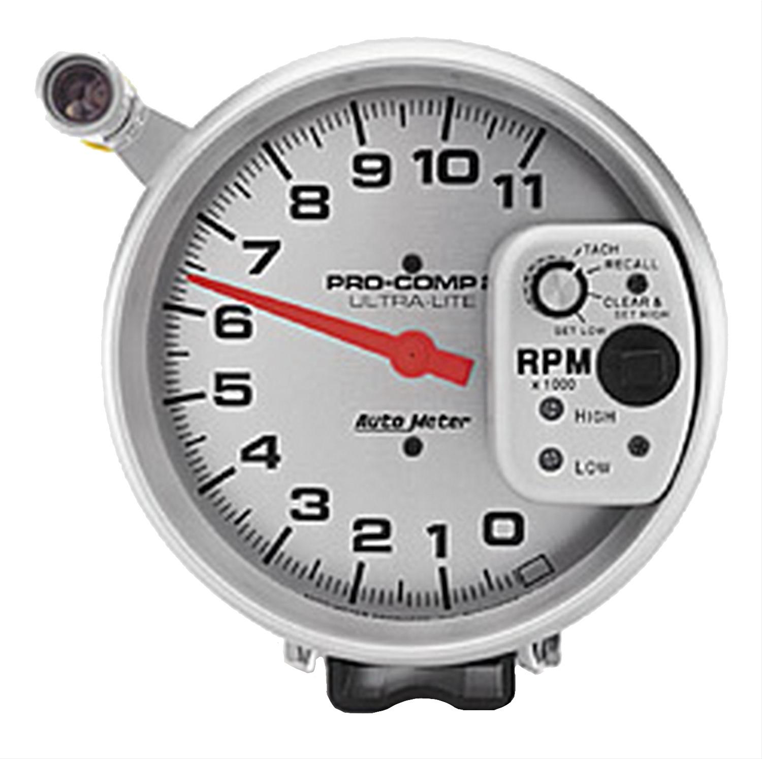 Autometer Pro Comp 2 Tach Instructions