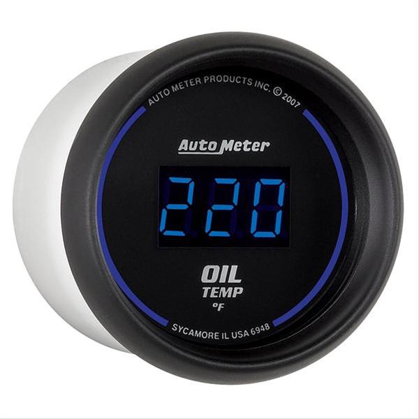 Autometer Cobalt Digital 52.4mm 0-340 deg F Oil Temperature Gauge thumbnail 2