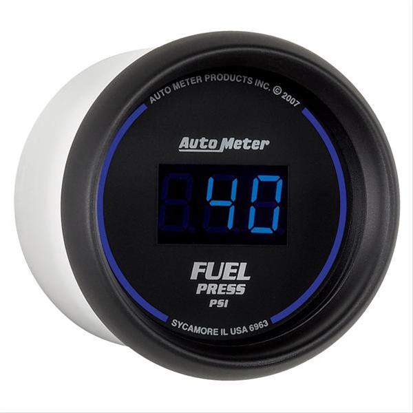Autometer 52.4mm 1-100 PSI Black Digital Fuel Pressure Gauge thumbnail 2