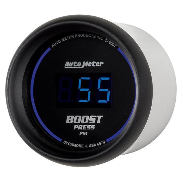 Autometer Cobalt Digital 52mm Digital 5-60 PSI Boost Gauge thumbnail 3