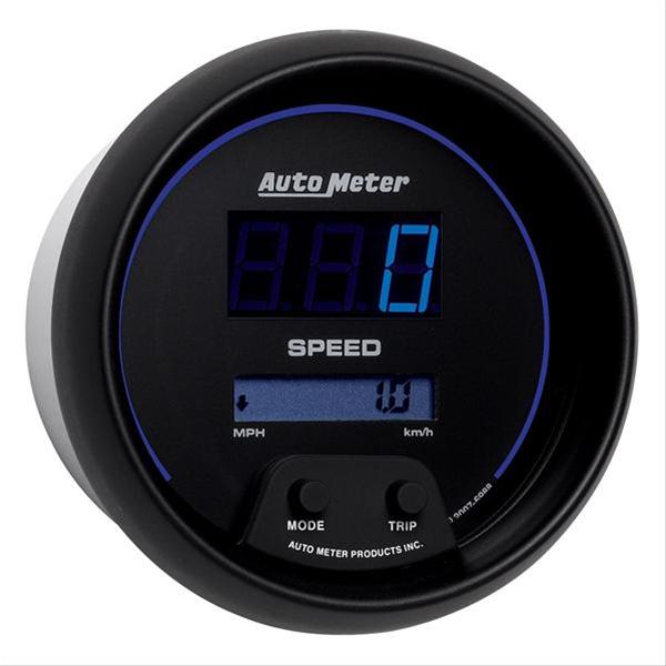 Autometer Cobalt Digital 85.7mm Black Electric Programable Speedometer thumbnail 3