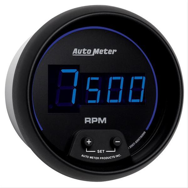 Autometer Cobalt Digital 85.7mm Black In-Dash Tachometer thumbnail 2
