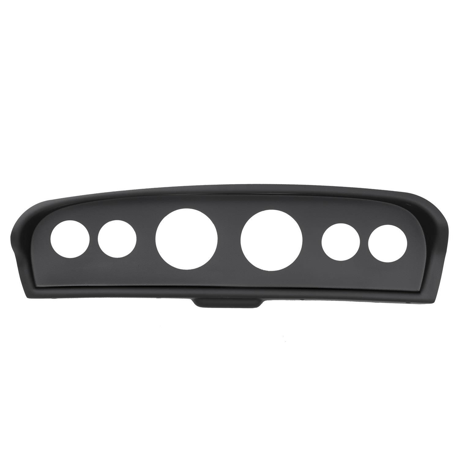 AutoMeter Chrono Series Gauge Kits for 1961-1966 F-100, F-250, F-350 - 7017-CH Kit, Direct Fit Dash Kit, Analog, Black Face, White Numbers, White Pointer, Ford, Kit thumbnail 7