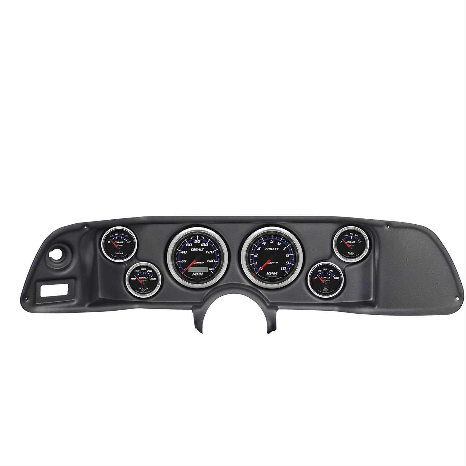 Autometer Cobalt 70-78 Camaro Dash Kit 6pc Tach / MPH / Fuel / Oil / WTMP / Volt