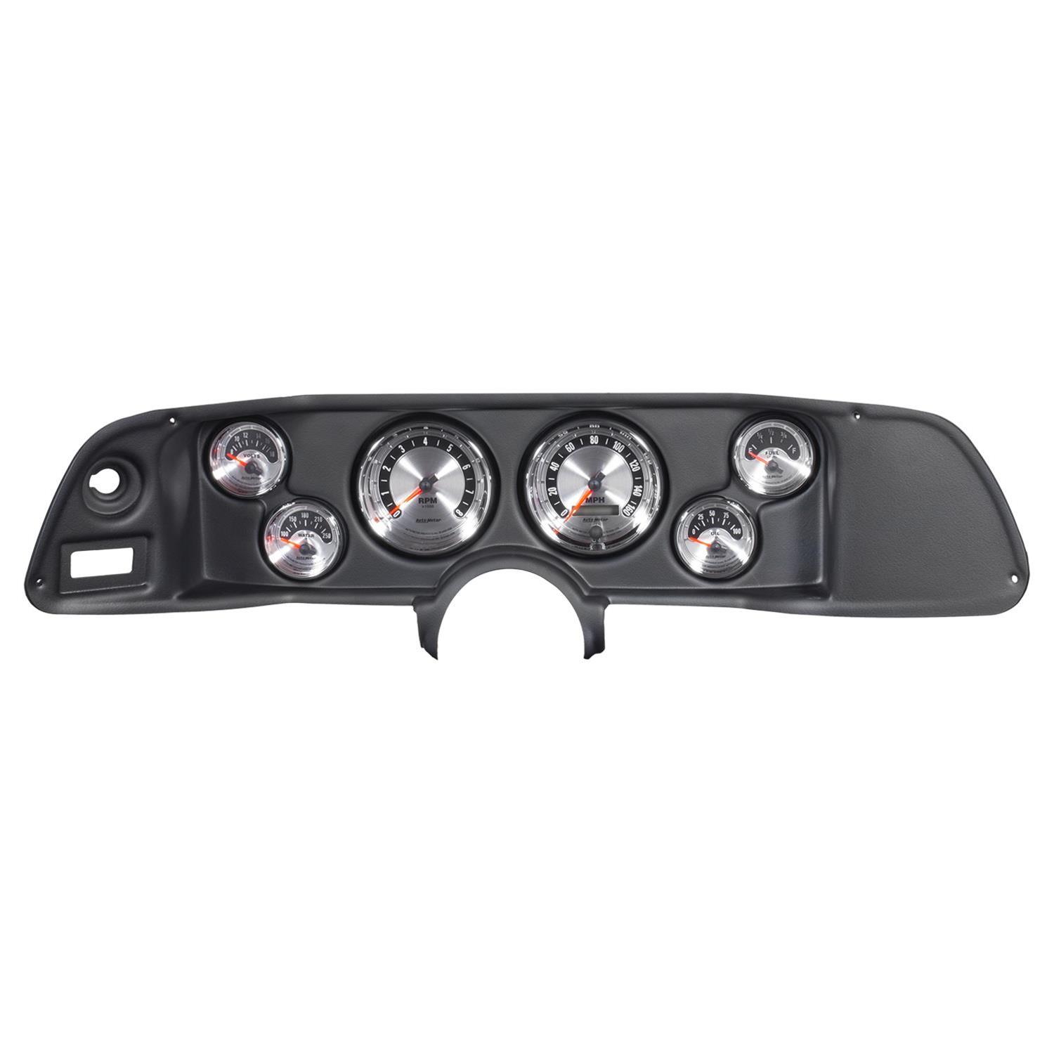 Autometer American Muscle Gauge Kit 6 Pc Camaro 70-78 Tach/Mph/Fuel/Oilp/Wtmp/Volt thumbnail 9
