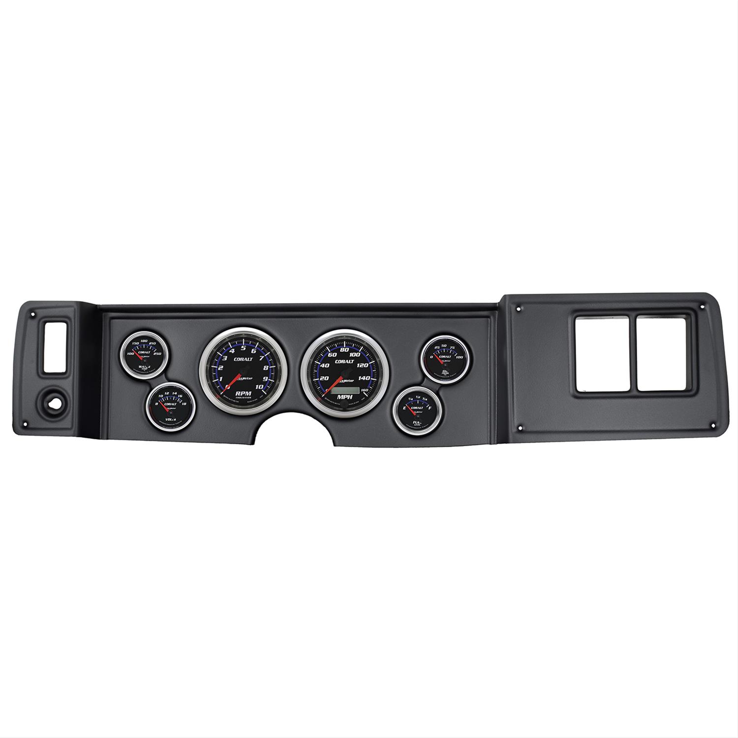 Autometer Cobalt 79-81 Camaro Dash Kit 6pc Tach / MPH / Fuel / Oil / WTMP / Volt