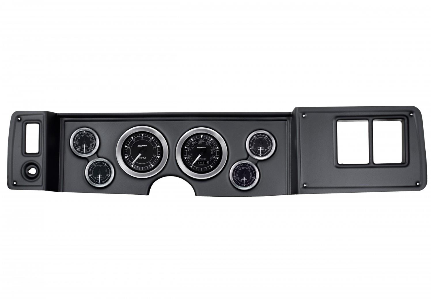 AutoMeter Chrono Series Dash Kits for 1979-1981 CAMARO - 7023-CH Gauges, Series, Analog, Tachometer, Speedometer, Fuel Level, Oil Pressure, Water Temperature, Volts, Chevrolet, Kit thumbnail 8